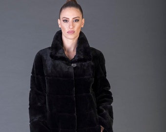 Luxury gift | Beaver fur Coat | Fur jacket full skin | Wedding or anniversary present