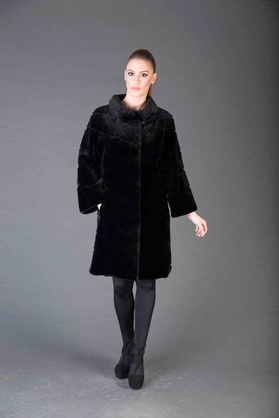 Luxury gift | Beaver fur Coat | Fur jacket full skin | Wedding or anniversary present | Geronw