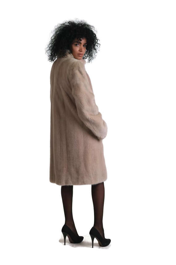 White company fur clearance coat