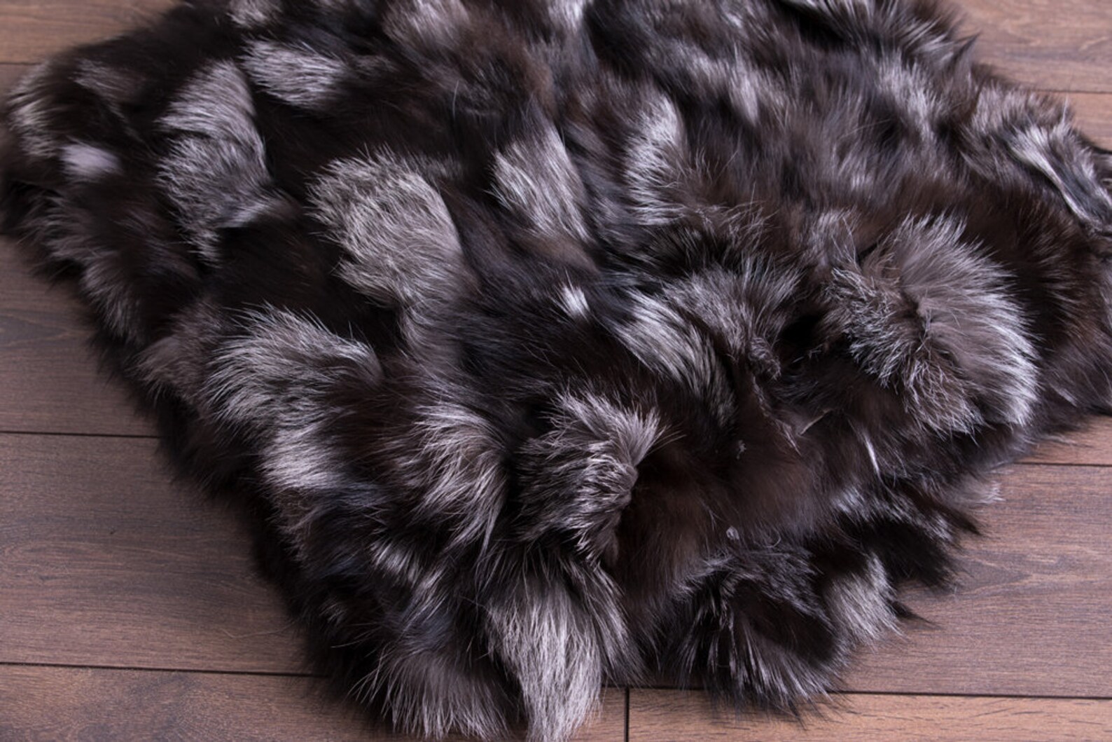 Silver Fox Fur Blanket Luxury Bedding Silver Fox Blanket Etsy