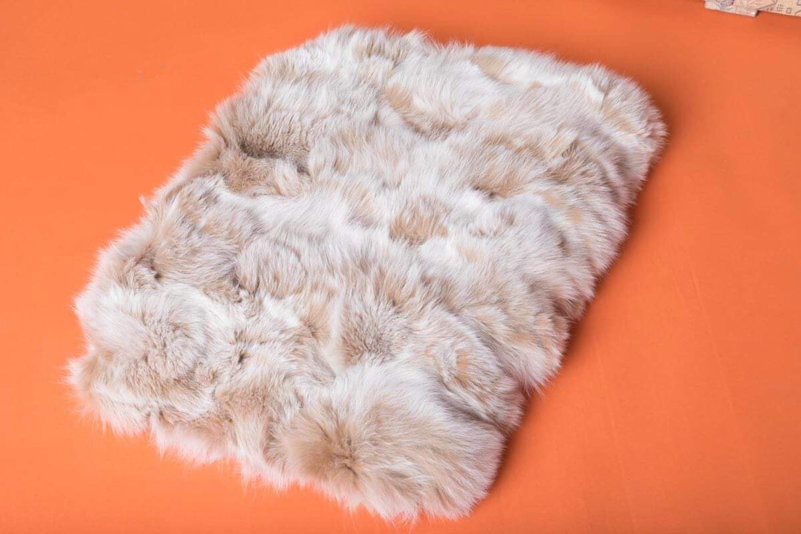Snow Tap Fox Fur Blanket Luxury Bedding Blue Fox Blanket Etsy