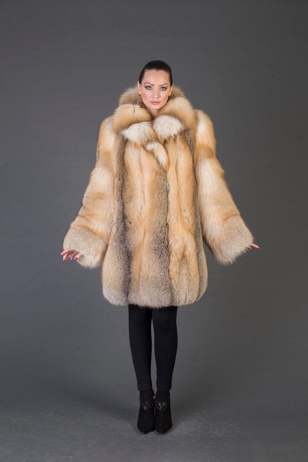 Golden island fox best sale fur
