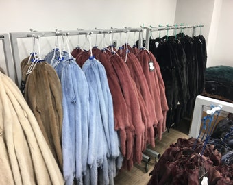 Mink pelts/skins in diffirent colors