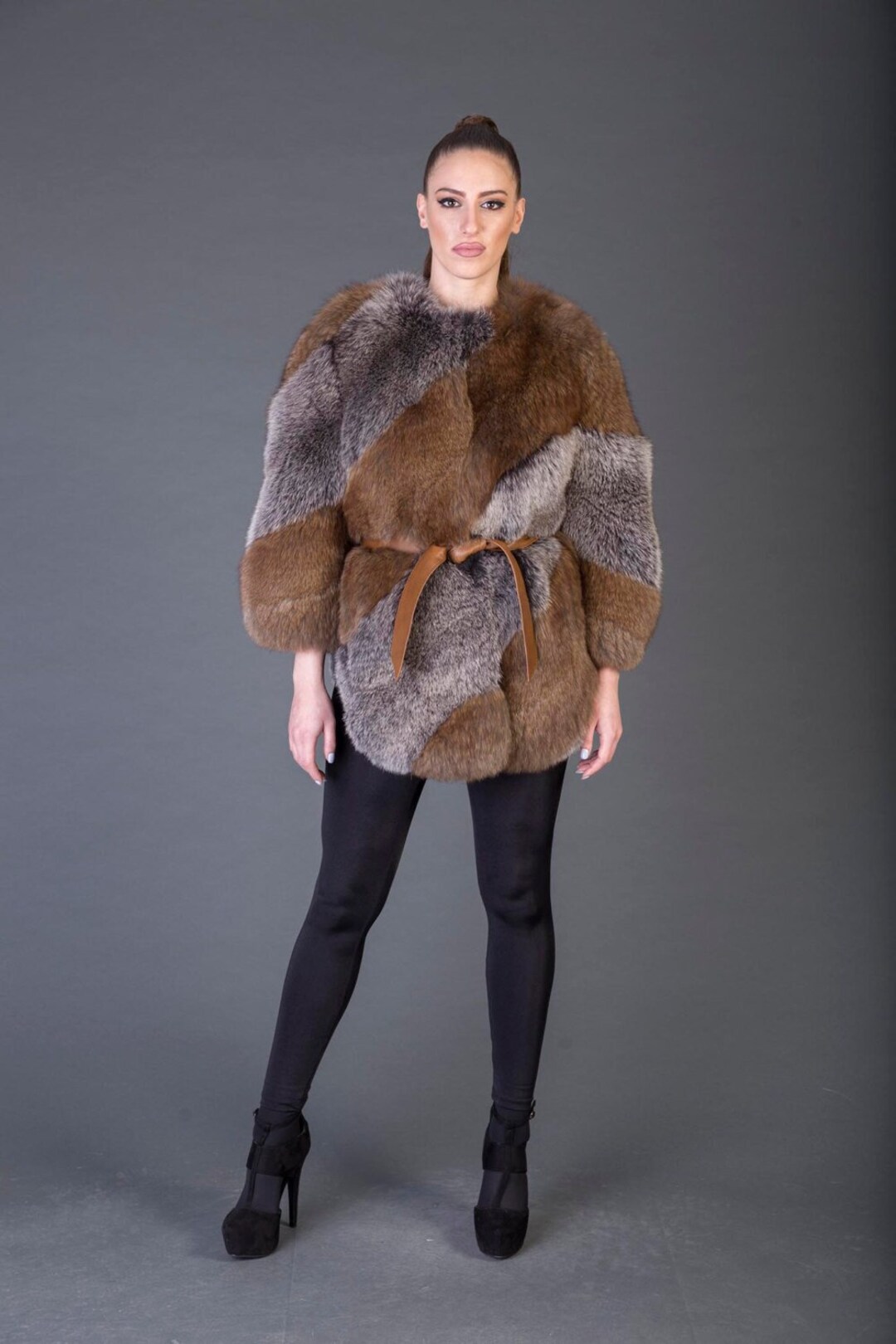 Luxury Gift Raccoon Fur Coat Fur Jacket Full Skin Wedding or ...