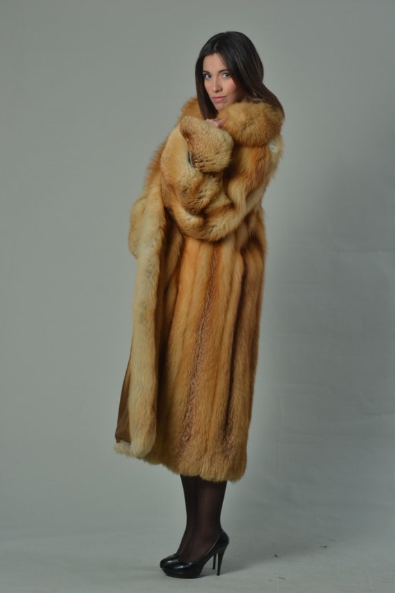 fox fur coat used