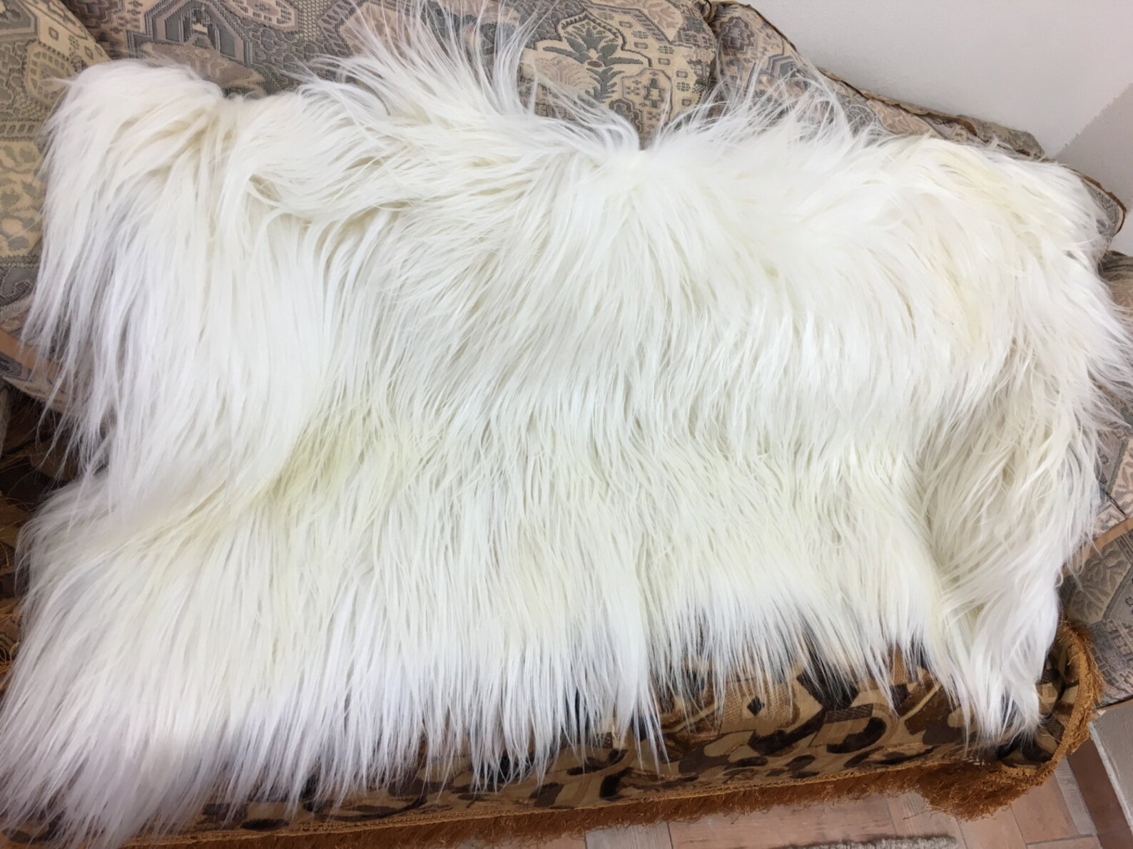 Goat Real Fur Blanket Throw Blanket Minky Blanket Toddler Etsy
