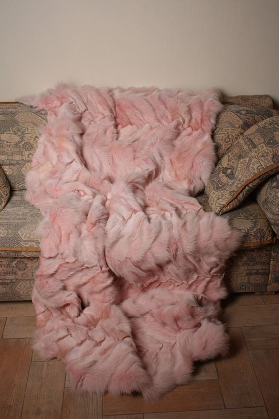 pink fox blanket