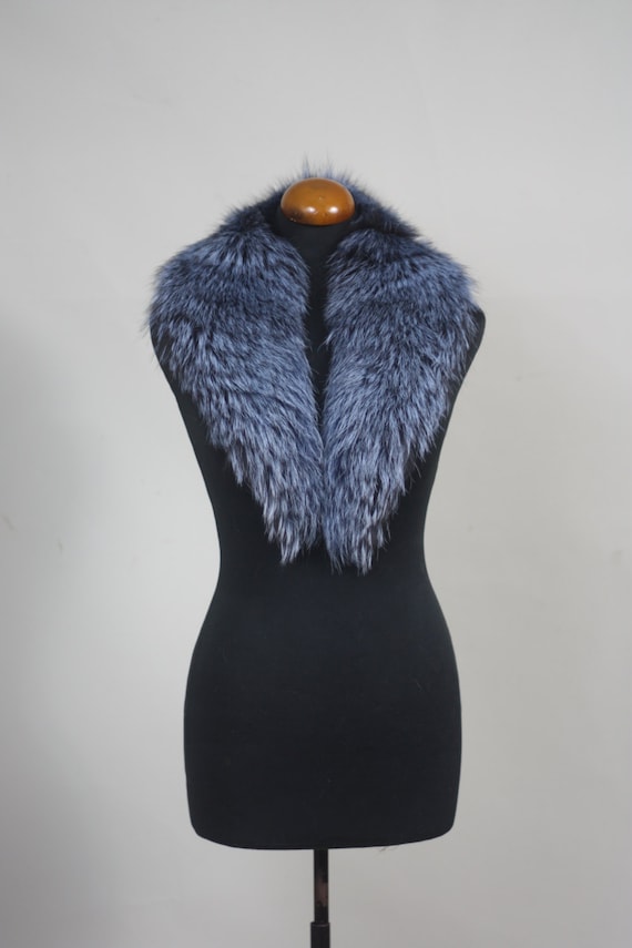 Winter Women Soft Faux Fox Fur Scarf Stole Warm Plush Bib Collar Shawl Style