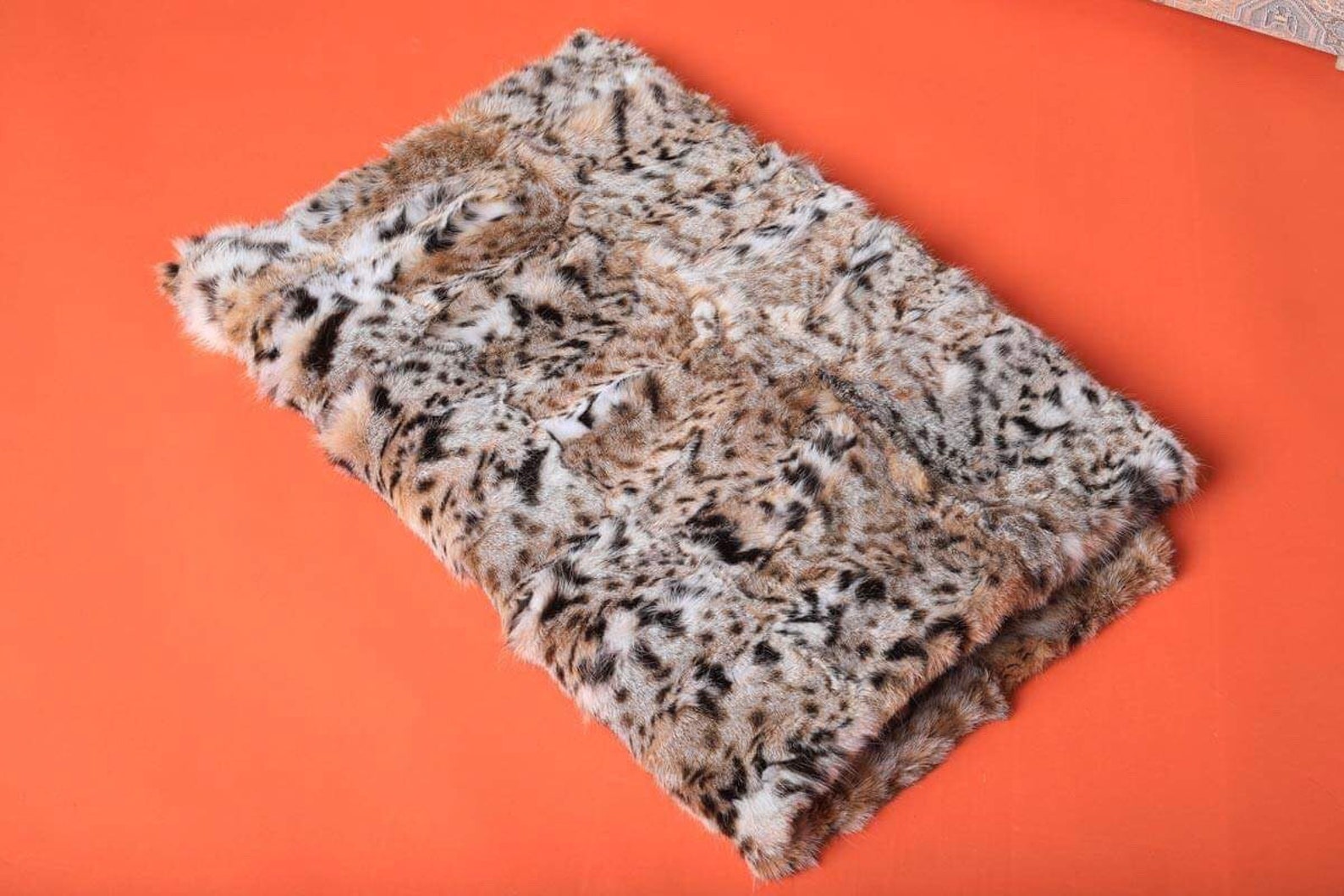 Printed Fox Fur Blanket Luxury Bedding Fox Blanket Etsy