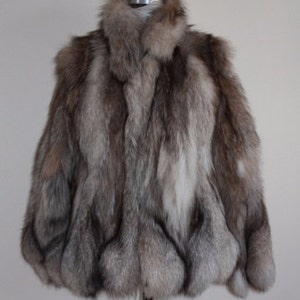 Crystal Fur Waist Length Jacket Fox Fur Jacket Fox Fur Coat Crystal ...
