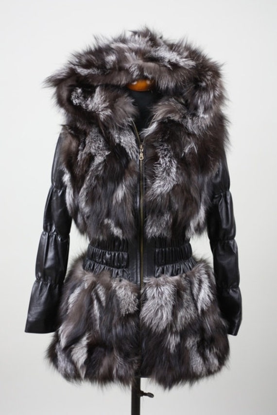 Romany fox fur coat cheap