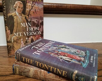 Colección de libros de mediados de siglo: Ficción histórica y misterio - Decoración colorida