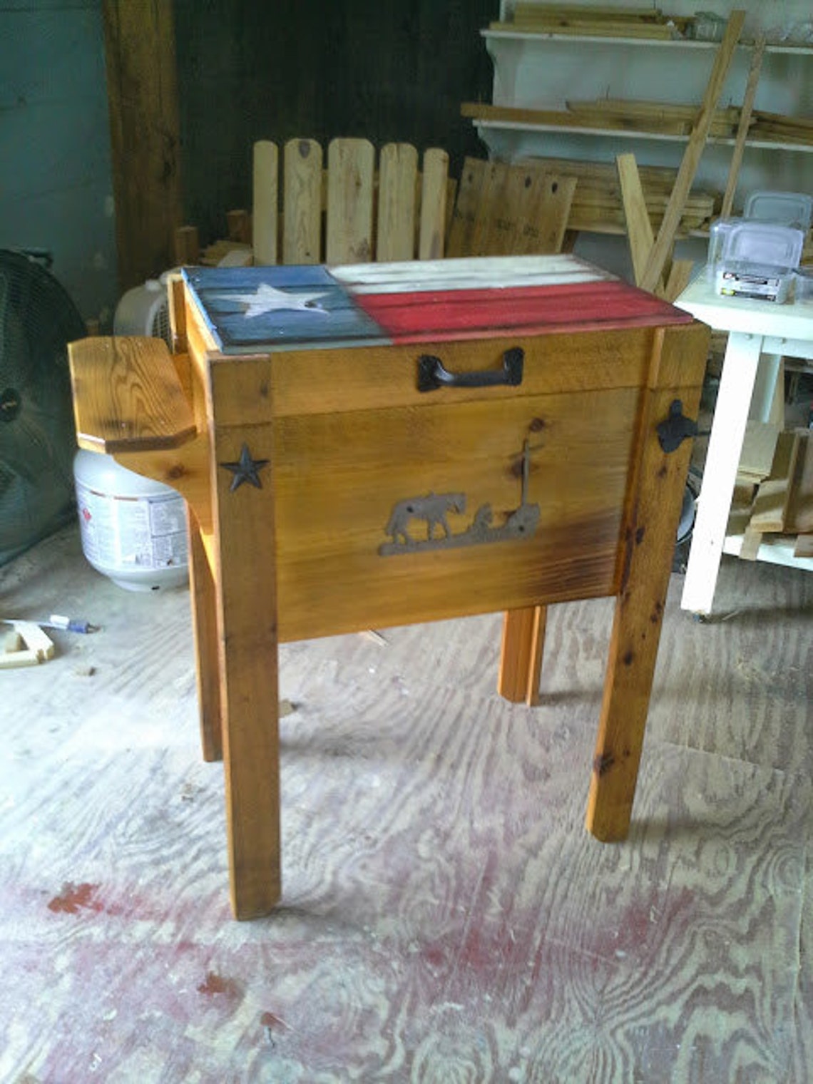 Custom Cedar Ice Chest,made in the Usa,made in Tx,handmade Ice Chest