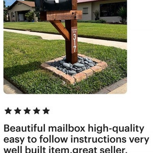 Custom 6x6 Cedar Mailbox Post. - Etsy Denmark
