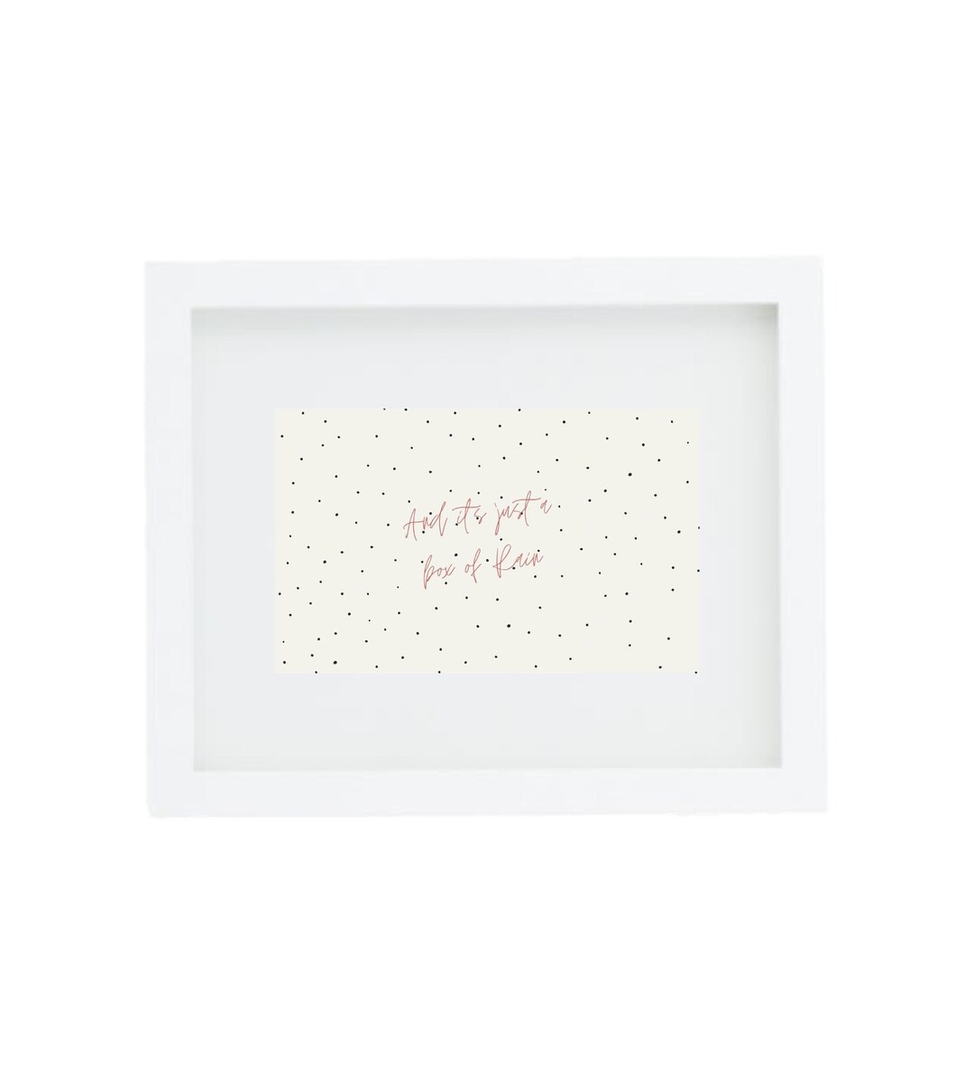 GRATEFUL DEAD BOX of Rain Song Lyrics Instant Download Etsy