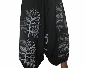 100/% khadi khadar cotton harem baggy loose comfortable unisex trousers