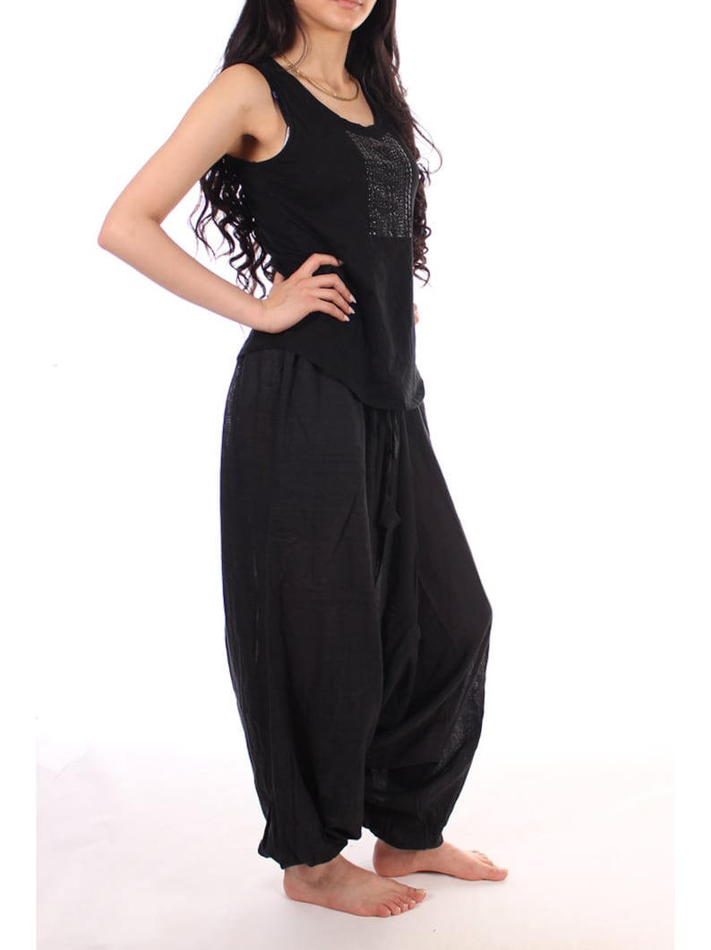 100/% khadi khadar cotton harem baggy loose comfortable unisex trousers