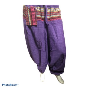 100/%  khadi khadar cotton harem  baggy loose comfortable  unisex trousers