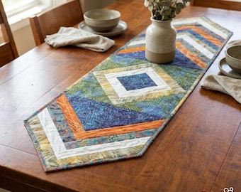Batikquilt als je gaat 46" van punt tot punt