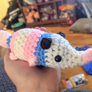 Crochet Pride Possum Plushies!