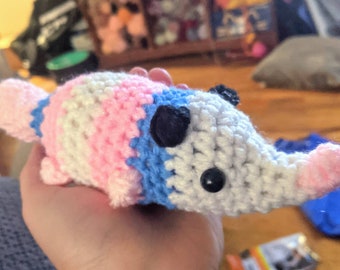 Crochet Pride Possum Plushies!