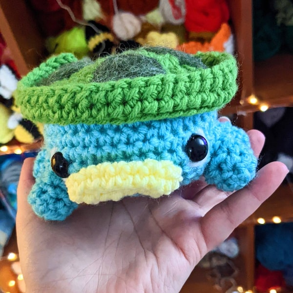 Crochet Lotad Plushie Toy Amigurumi