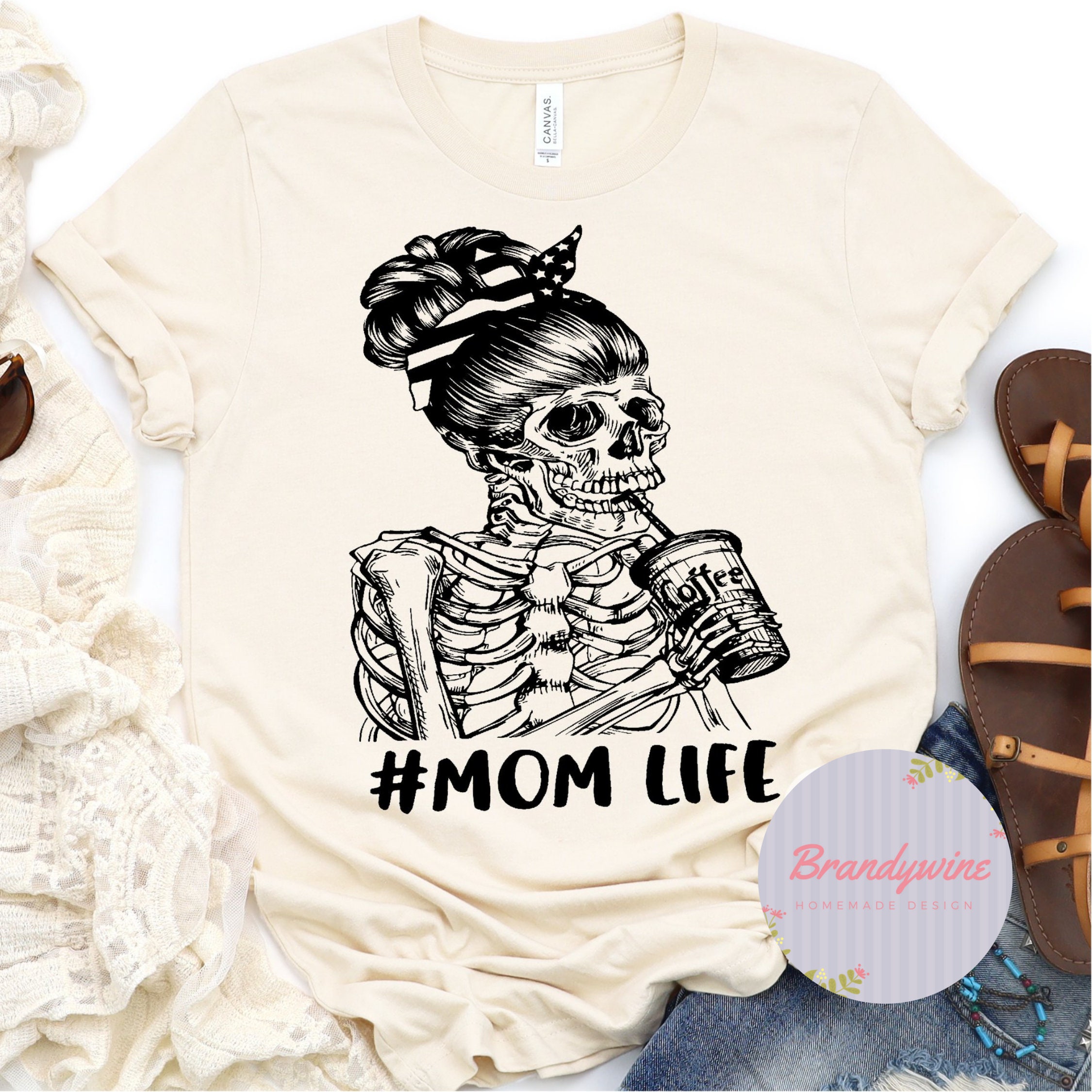 skeleton mom shirt