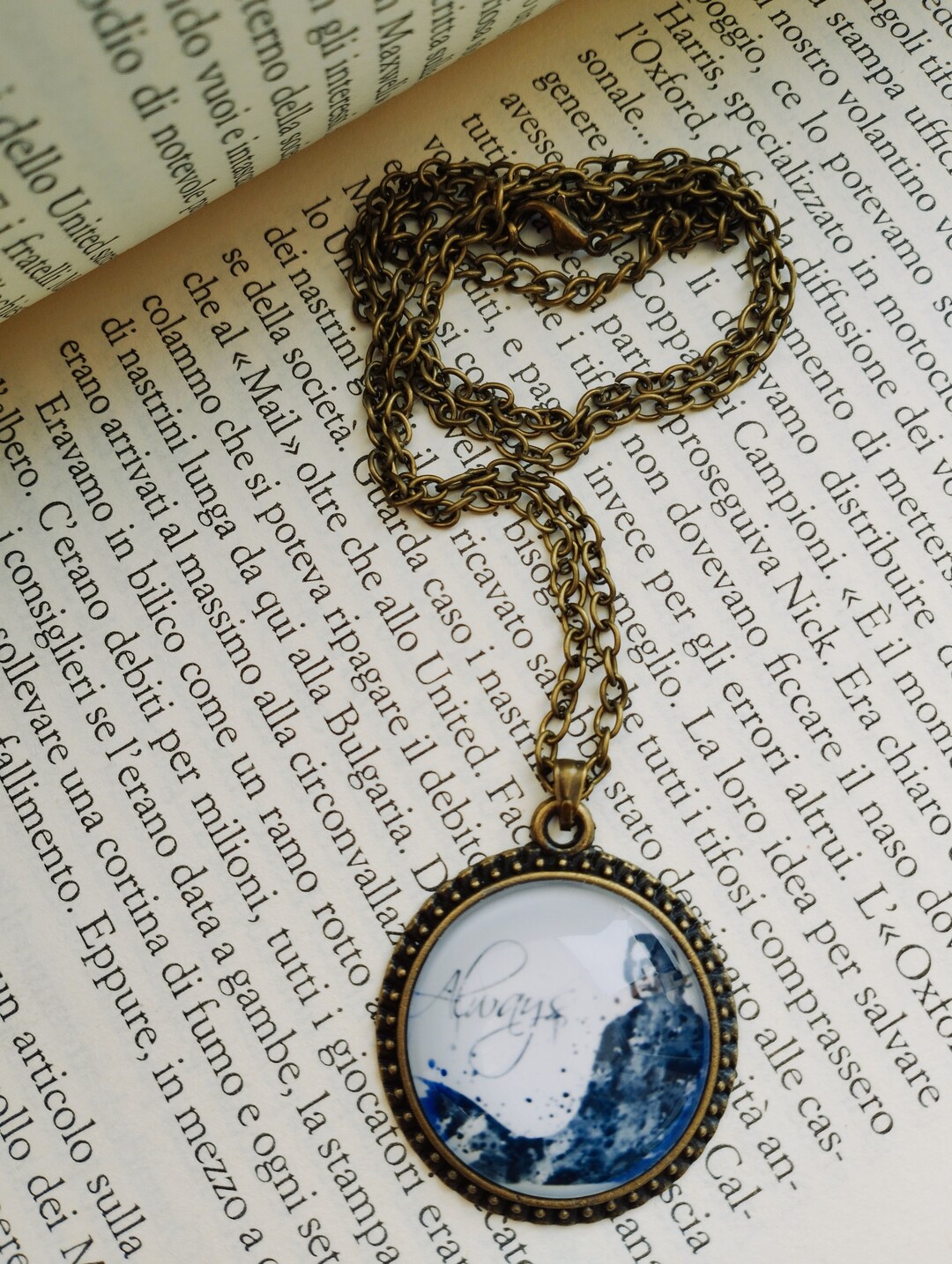 Harry Potter Always Severus Snape Necklace Etsy