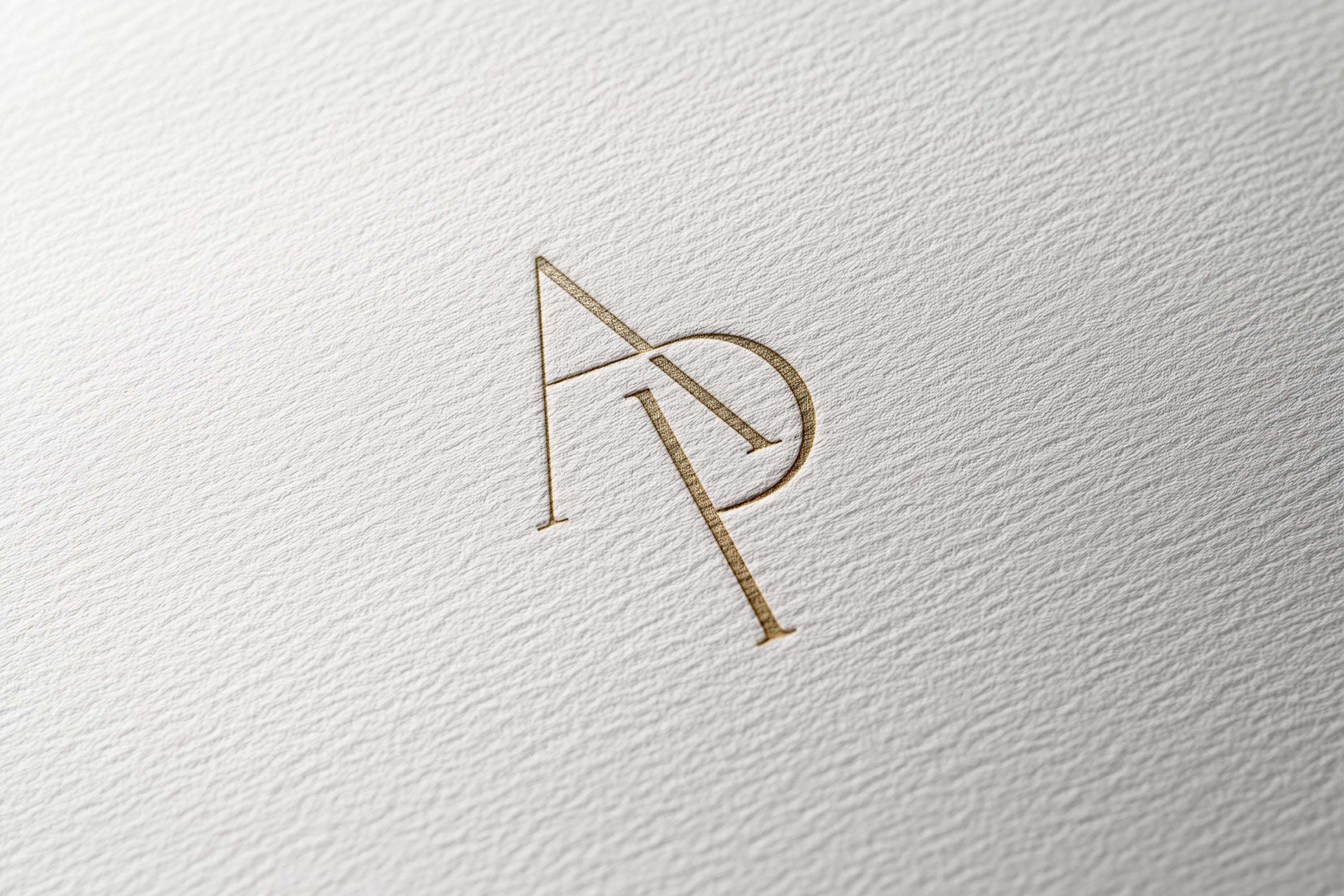 AP | Contemporary Wedding Monogram, Modern Monogram, Wedding Initials ...