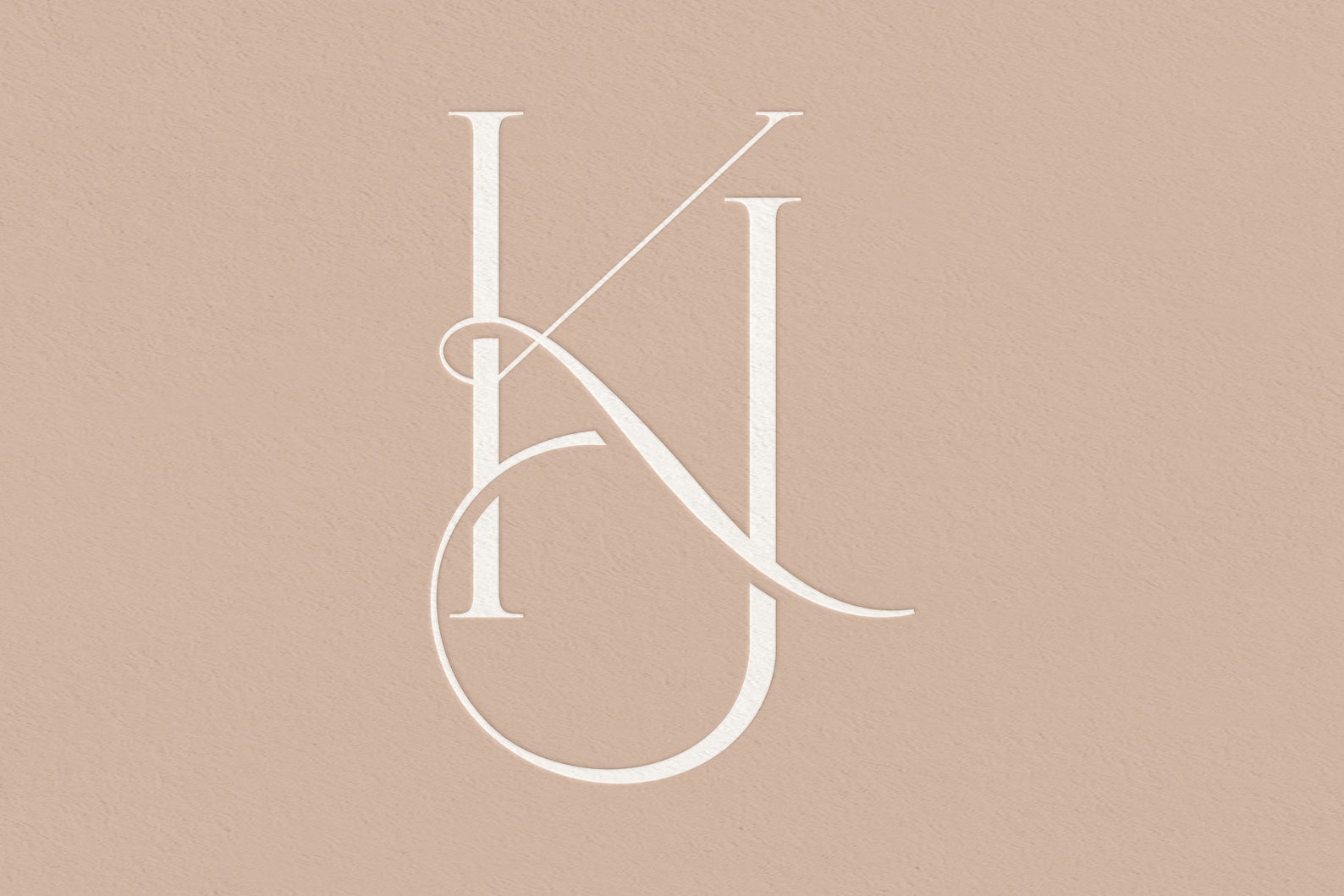 Contemporary Wedding Monogram, Modern Monogram, Wedding Initials ...