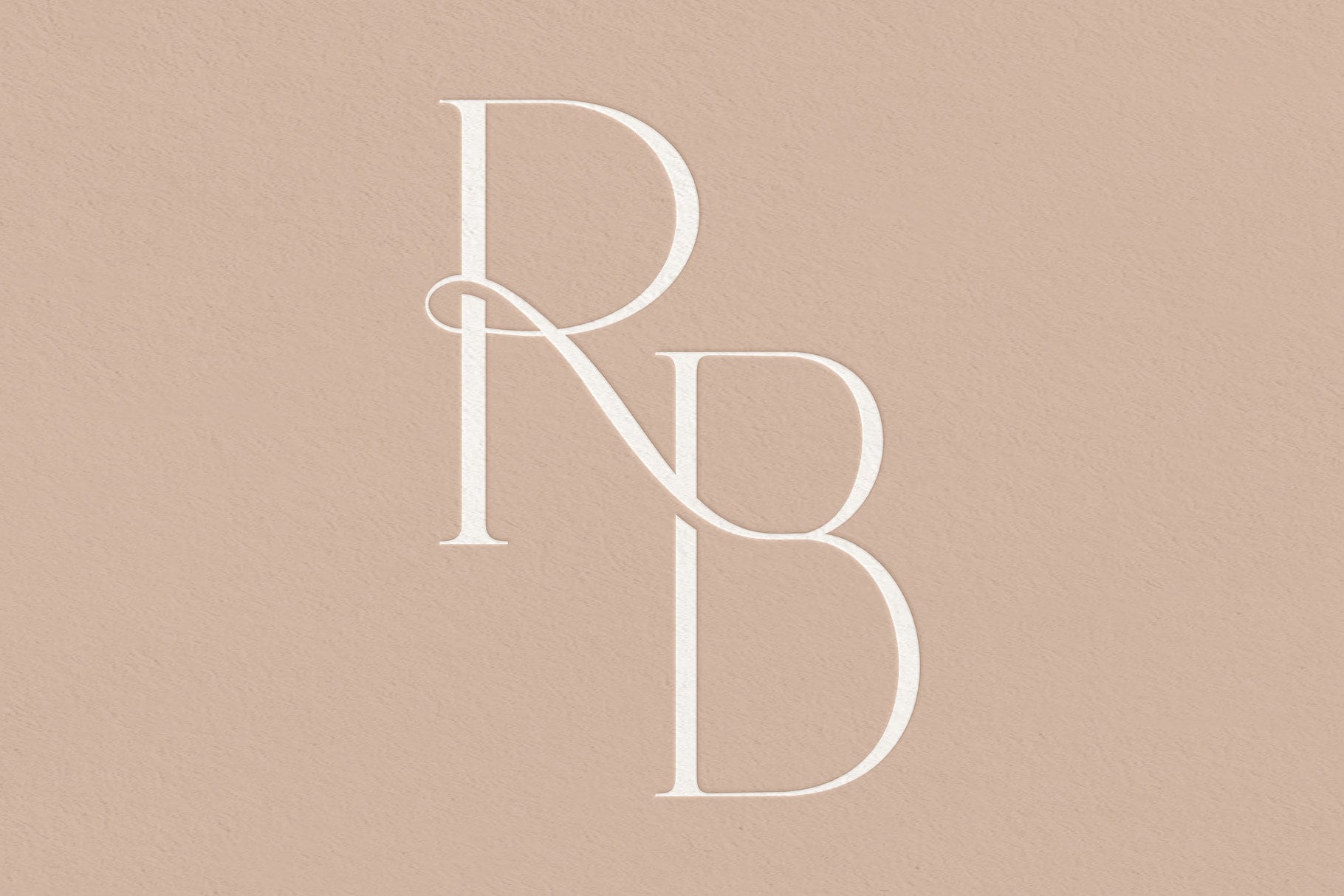 RB | Contemporary Wedding Monogram, Modern Monogram, Wedding Initials ...