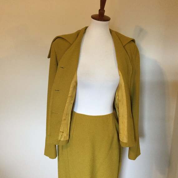 Emmanuelle Khanh Paris Vintage Wool Suit / VTG 80… - image 7