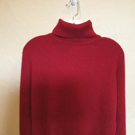 souvenirstudioshop Cashmere Wine Red Turtleneck Sweater / Unisex Mens Womens Cashmere / Grayson \u0026 Dunn Cashmere Turtleneck Sweater / Red Wine Ribbed Cashmere
