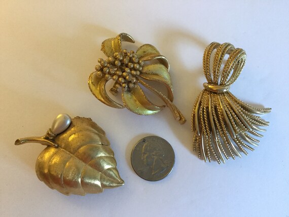 Vintage designer brooches deals