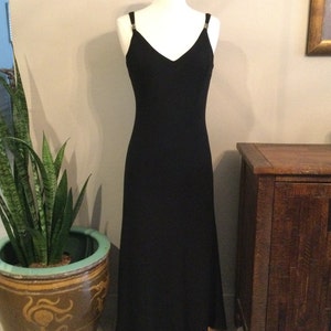 Jones New York Evening Black Dress/ Jones New York Black Evening Maxi Dress  / Rhinestone Strap Accents / Size 8 / New Old Stock W Tags - Etsy
