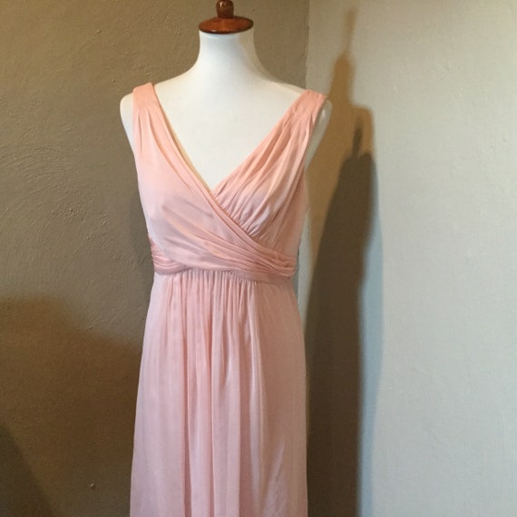 Grecian Style Pale Pink Blush Gown 