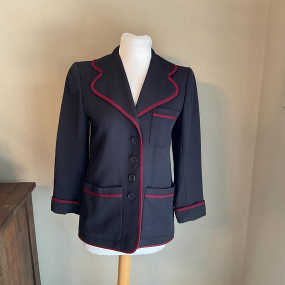 Yves Saint Laurent Rive Gauche Paris Blazer / Vintage YSL Wool 