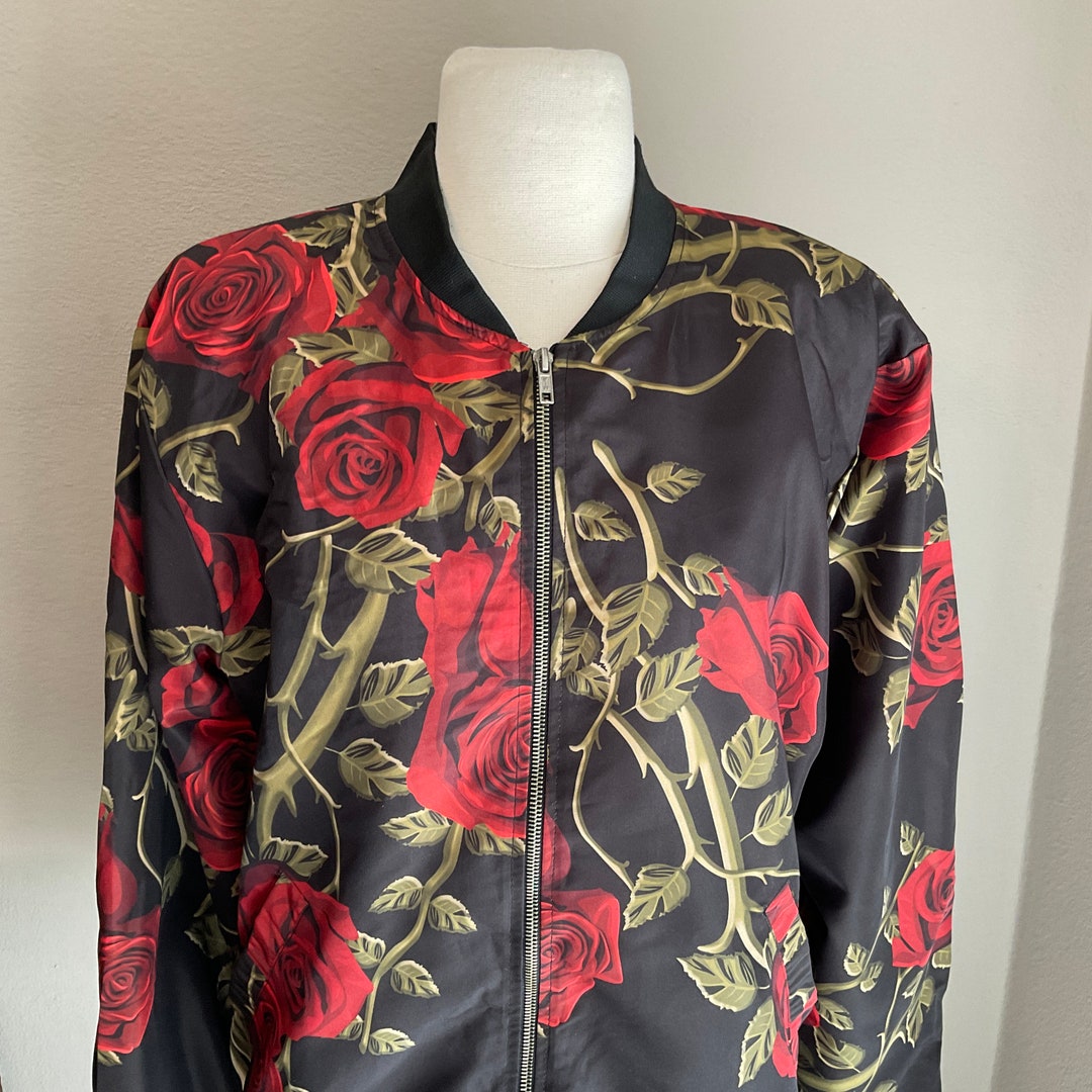 Black Colour - Bcfairyrose Bomber Jacket 41140 - Summer Floral