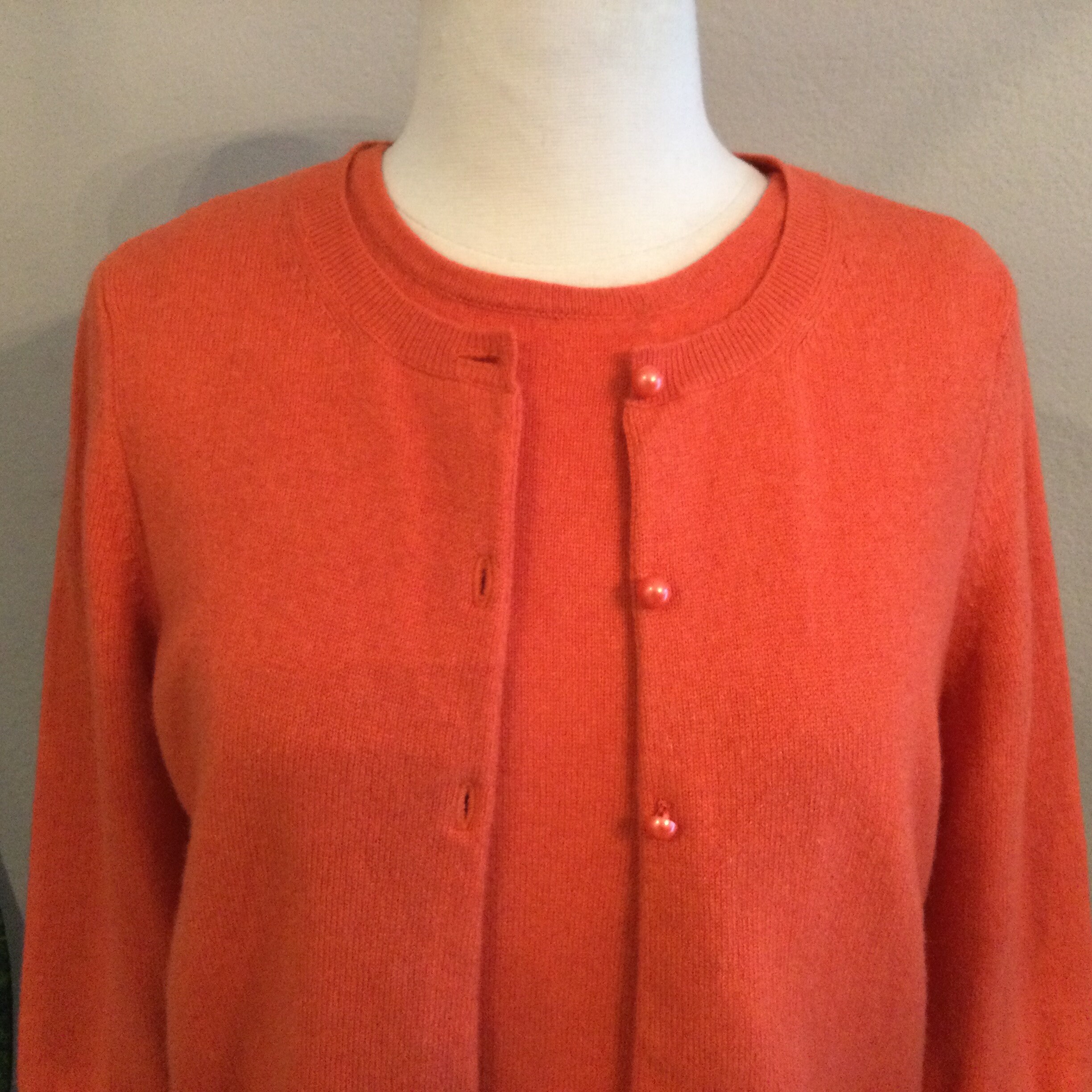 CASHMERE SWEATER SET 2pc Burnt Orange 