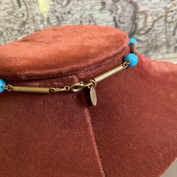 Miriam Haskell Egyptian Revival Festoon Necklace … - image 6