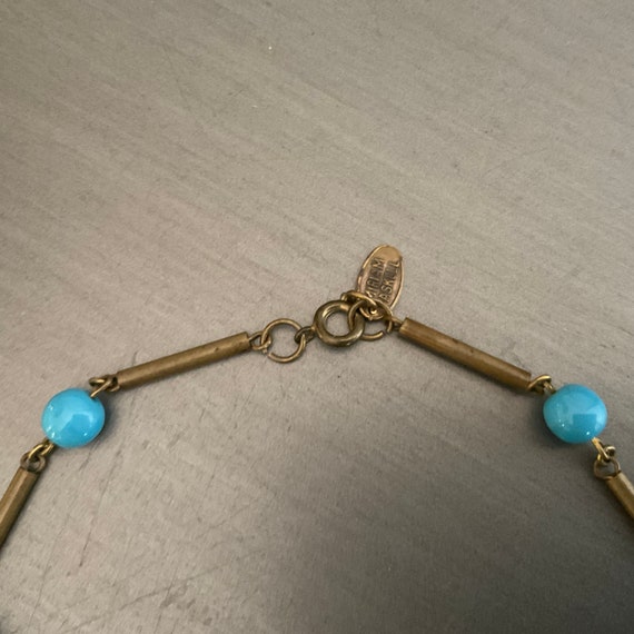 Miriam Haskell Egyptian Revival Festoon Necklace … - image 8