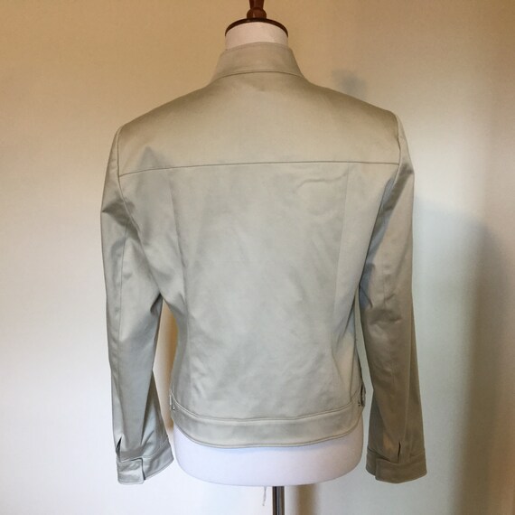 LAFAYETTE 148 Khaki Cropped Jacket Size 8 / Khaki… - image 5