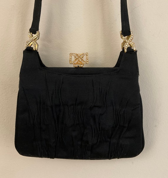 Vintage Black Evening Bag Lou Taylor / Black Eveni