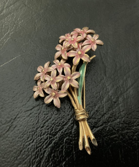 Vintage Floral Bouquet Brooch Pastelli / Pastelli 