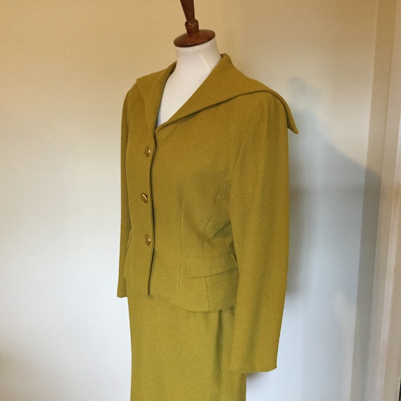 Emmanuelle Khanh Paris Vintage Wool Suit / VTG 80… - image 5