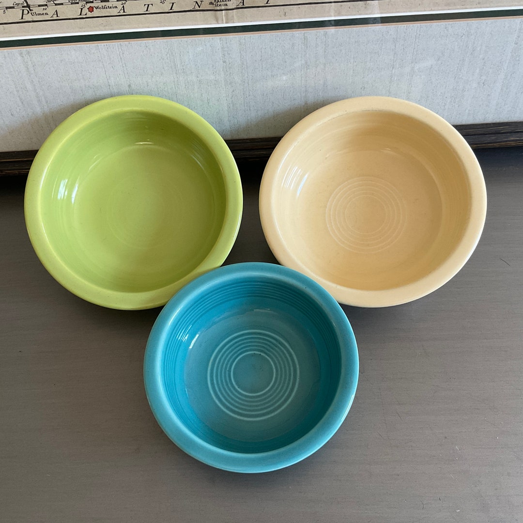 Fiestaware 3 Original Fruit Berry Bowls / Fiestaware Fruit Etsy