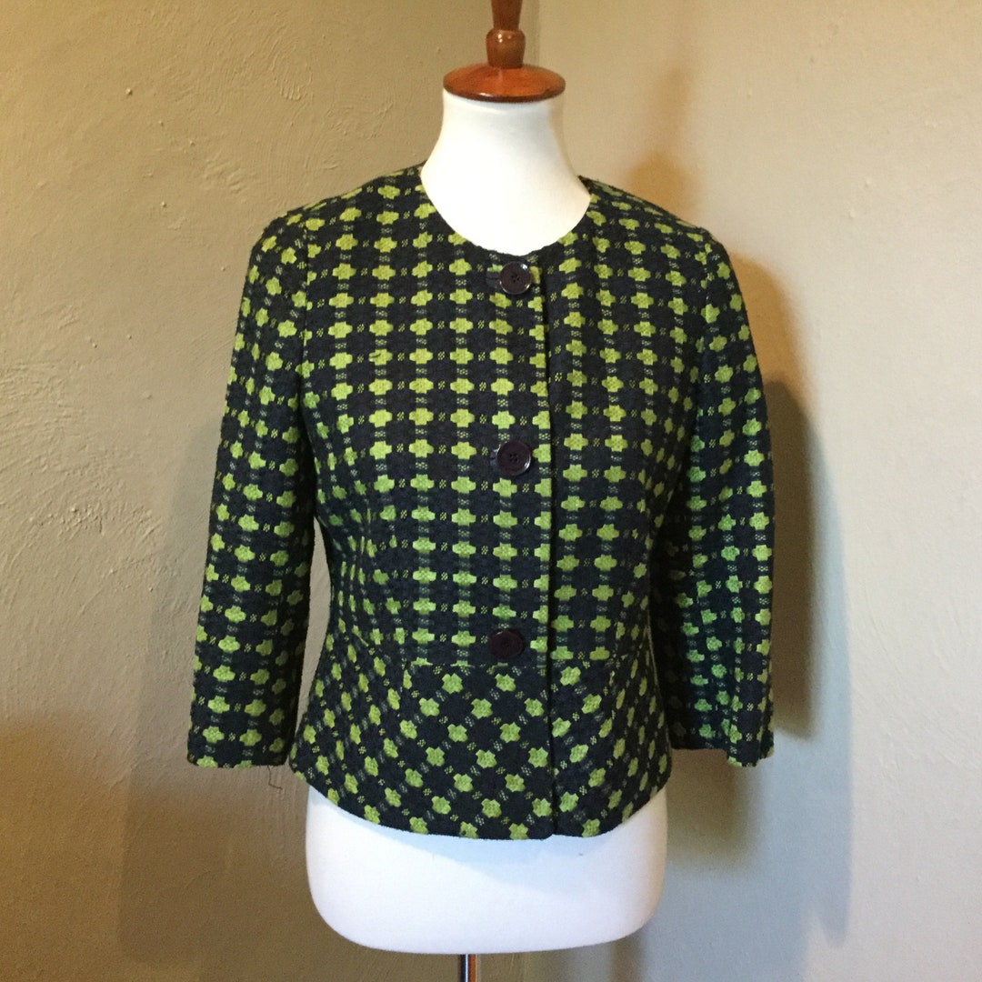 Womens Silk Blend Knit Suit Jacket Austin Reed / Silk Knit Etsy