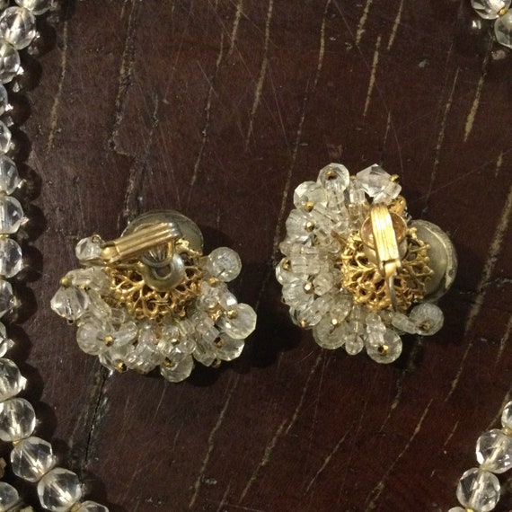 MIRIAM HASKELL Fabulous Crystal Rhinestone Rondell Necklace