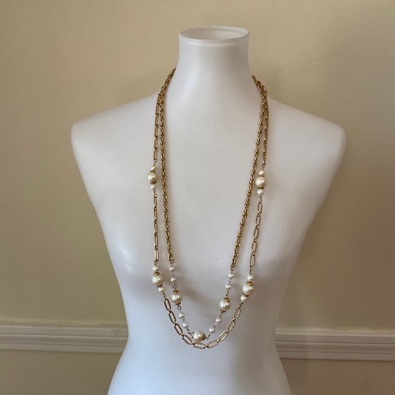 Men'S Gold Chain Necklace, 36 Inches Big Chunky Necklace Fake Gold Chain,  Plasti