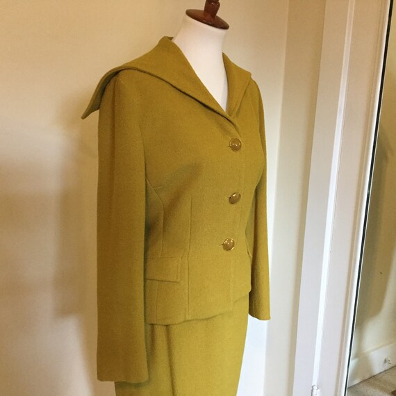 Emmanuelle Khanh Paris Vintage Wool Suit / VTG 80… - image 4